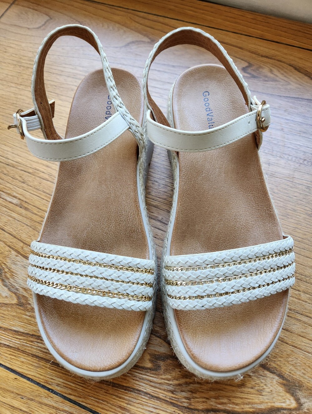 NWOT Espadrille Wedge Sandals